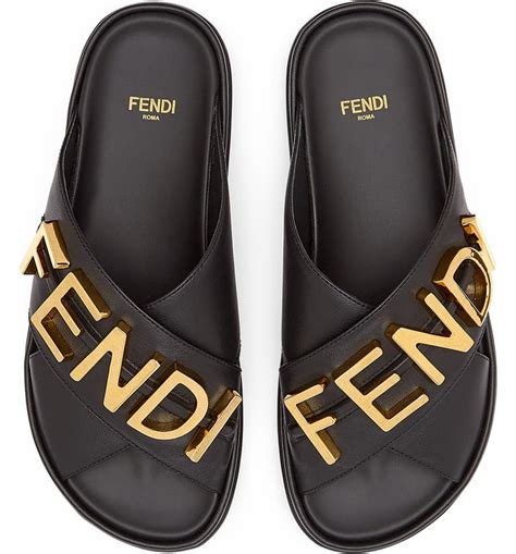 fendi studded slides cheap|Women's Designer Slides & Mules .